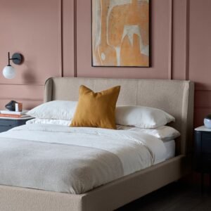 Paolo Natural Soft Boucle Double Bed