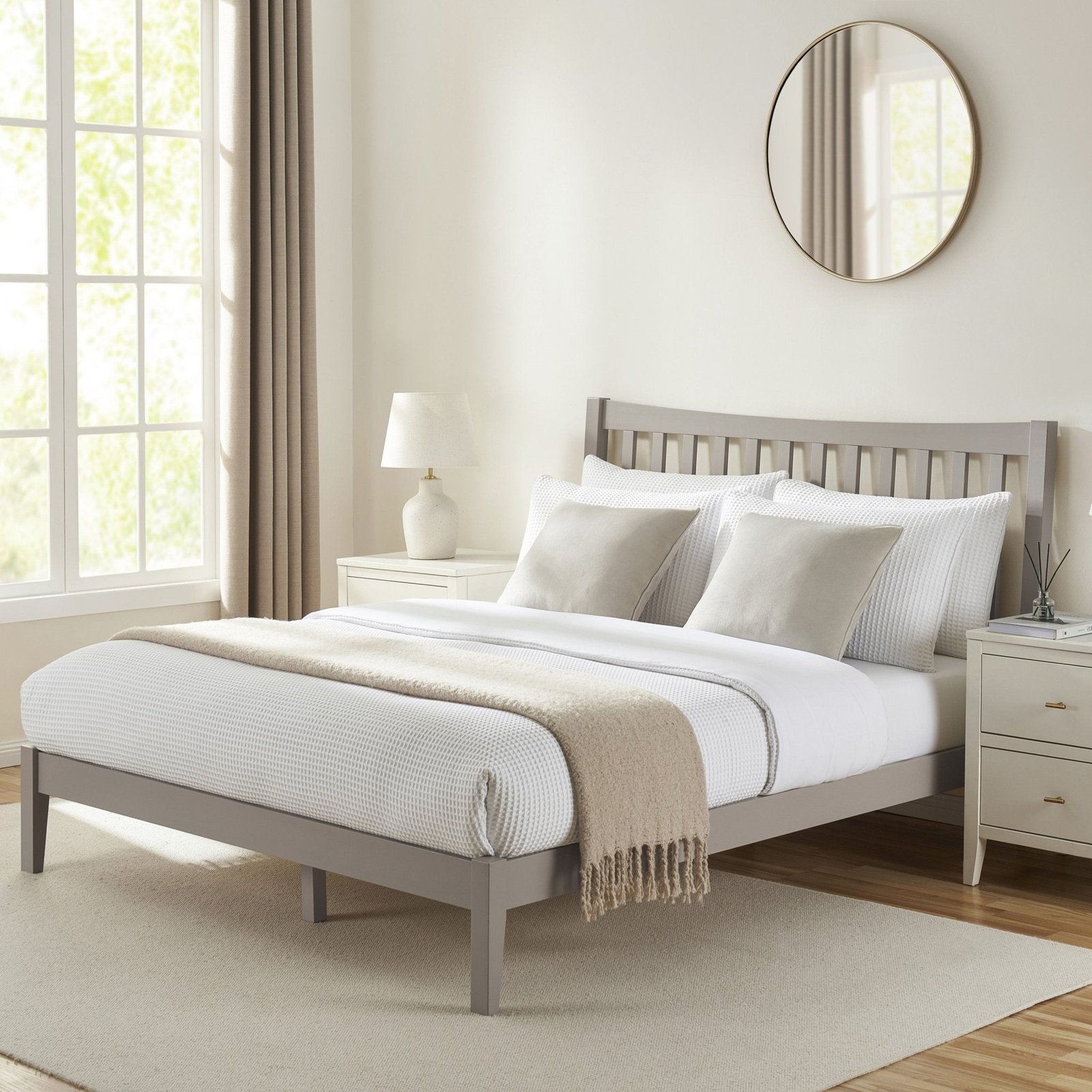 Dartmouth Bed Frame - Taupe - Image 8