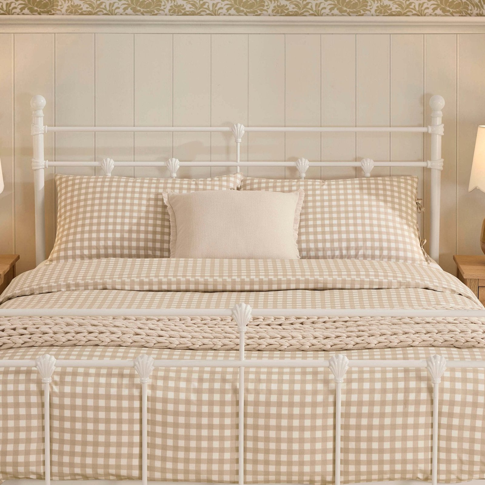 Dorset Metal Bed Frame - White - Image 6