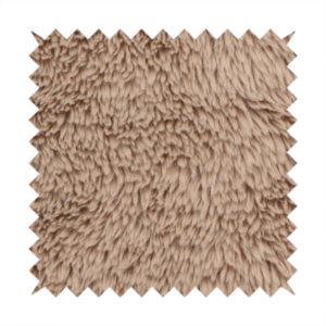 Laura Ashley LA Husky Faux Fur Light Brown Colour Upholstery Fabric CTR-1170 Front