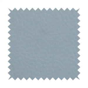 Gorizia Faux Leather Plain Grain Effect Laura Ashley In Blue Colour Upholstery Fabric CTR-1430 Front