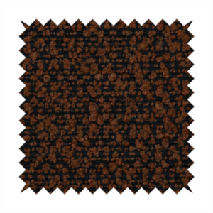 Balmoral Hard Wearing Boucle Upholstery Laura Ashley Fabric Burnt Orange Colour CTR-1837 Front
