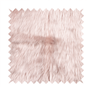 Laura Ashley Silkie Faux Fur Material Soft Pink Colour Fabric CTR-2421 Front