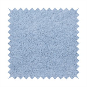 Ghost Faux Fur Material Laura Ashley Sky Blue Colour Fabric CTR-3053 Front