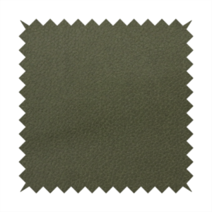 Laura Ashley LA Boston Faux Leather Green Colour Upholstery Fabric CTR-3457 Front