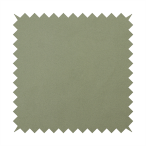 Laura Ashley Hallstatt Faux Leather Olive Green Colour Upholstery Fabric CTR-3714 Front