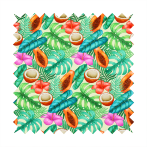 Fruity Island Getaway Laura Ashley Upholstery Fabric DP-486 Front