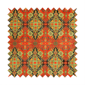 Laura Ashley LA Boho Antique Medallion Upholstery Fabric DP-582 Front
