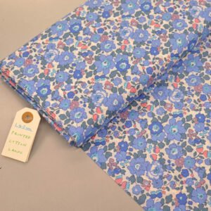 Dressmaking Floral Cotton Lawn Laura Ashley - Petal - Blue Front