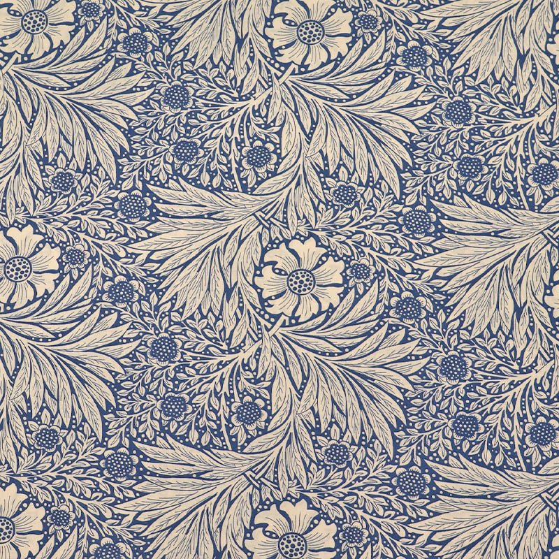Dressmaking Floral Cotton Lawn Laura Ashley LA - Navy - Felix Back