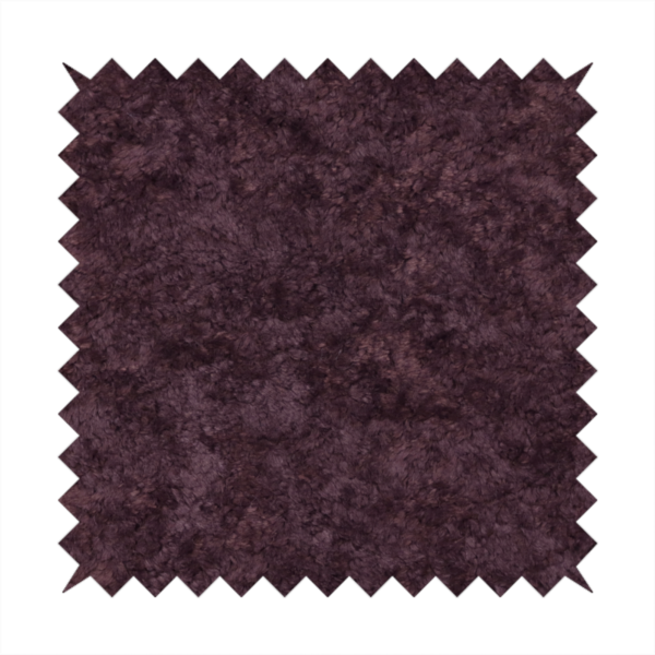 Ghost Faux Fur Material Laura Ashley LA Plum Purple Colour Fabric CTR-3052 Front