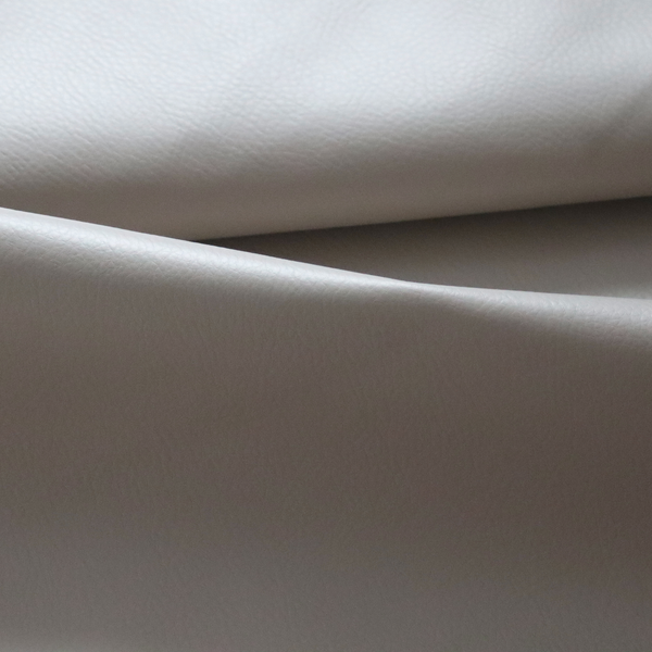 Gorizia Faux Leather Plain Grain Effect In Light Grey Colour Upholstery Fabric CTR-1434 – Laura Ashley LA Side