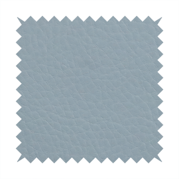 Gorizia Faux Leather Plain Grain Effect Laura Ashley In Blue Colour Upholstery Fabric CTR-1430 Front