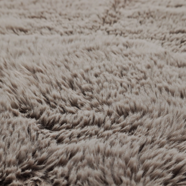 Husky Faux Fur Moon Laura Ashley LA Grey Colour Upholstery Fabric CTR-1172 Side