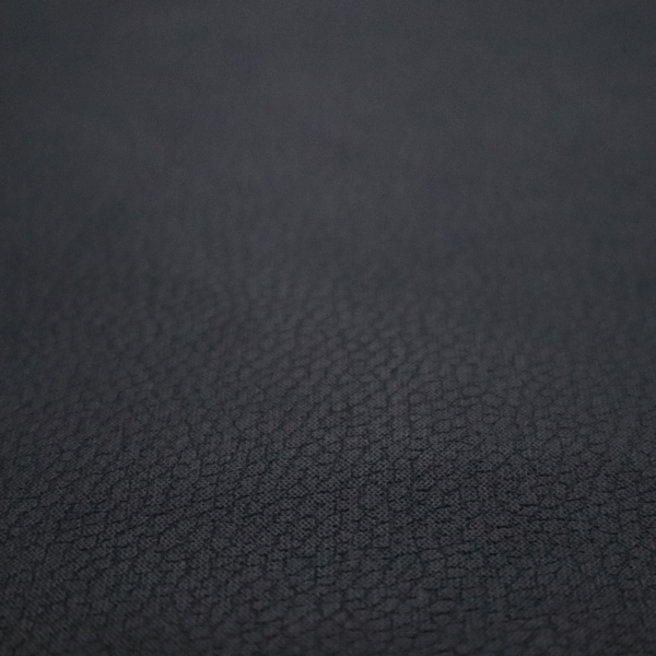 Laura Ashley Boston Faux Leather Black Colour Upholstery Fabric CTR-3458 Side
