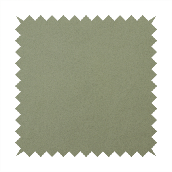 Laura Ashley Hallstatt Faux Leather Olive Green Colour Upholstery Fabric CTR-3714 Front