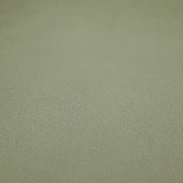 Laura Ashley Hallstatt Faux Leather Olive Green Colour Upholstery Fabric CTR-3714 Side