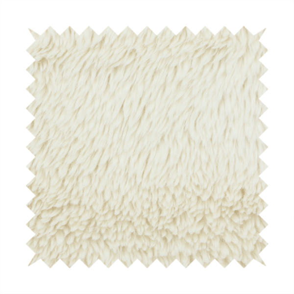 Laura Ashley Husky Faux Fur Cream Colour Upholstery Fabric CTR-1167 Front