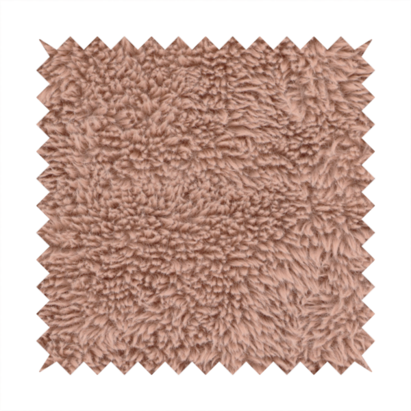Laura Ashley Husky Faux Fur Dusty Pink Colour Upholstery Fabric CTR-1177 Front