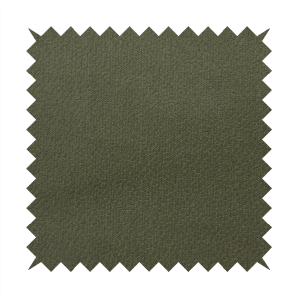 Laura Ashley LA Boston Faux Leather Green Colour Upholstery Fabric CTR-3457 Front