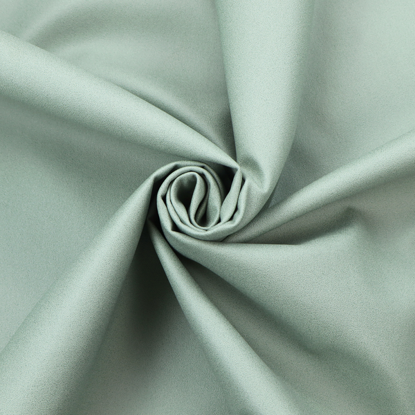 Laura Ashley LA Hallstatt Faux Leather Sage Green Colour Upholstery Fabric CTR-3713 Back