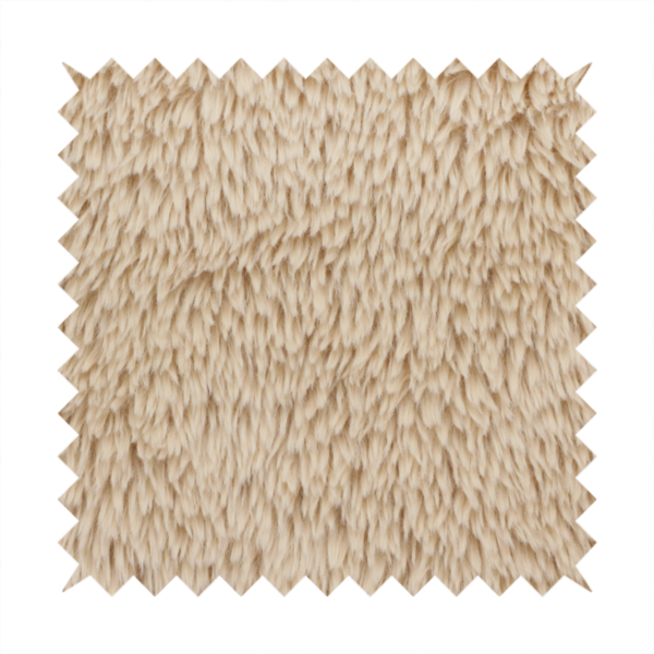Laura Ashley LA Husky Faux Fur Beige Colour Upholstery Fabric CTR-1168 Front