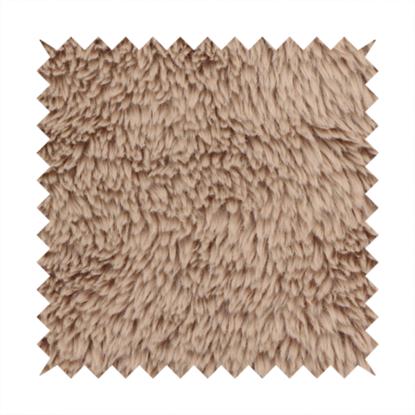 Laura Ashley LA Husky Faux Fur Light Brown Colour Upholstery Fabric CTR-1170 Front
