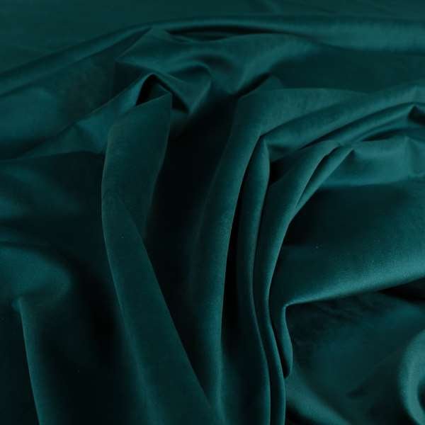 Laura Ashley LA Venice Velvet Fabrics In Teal Colour Furnishing Upholstery Velvet Fabric Side