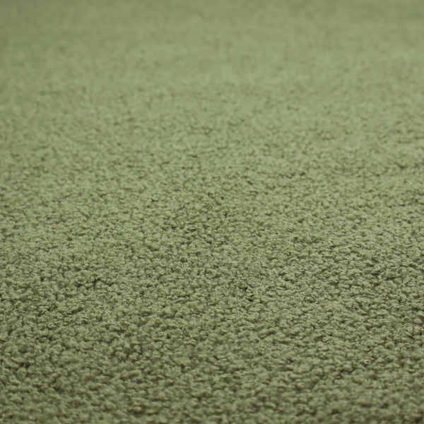 Laura Ashley LA Zikmund Boucle Olive Green Colour Upholstery Fabric CTR-3568 Side