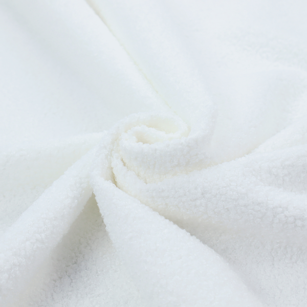 Laura Ashley LA Zikmund Boucle White Colour Upholstery Fabric CTR-3551 Back