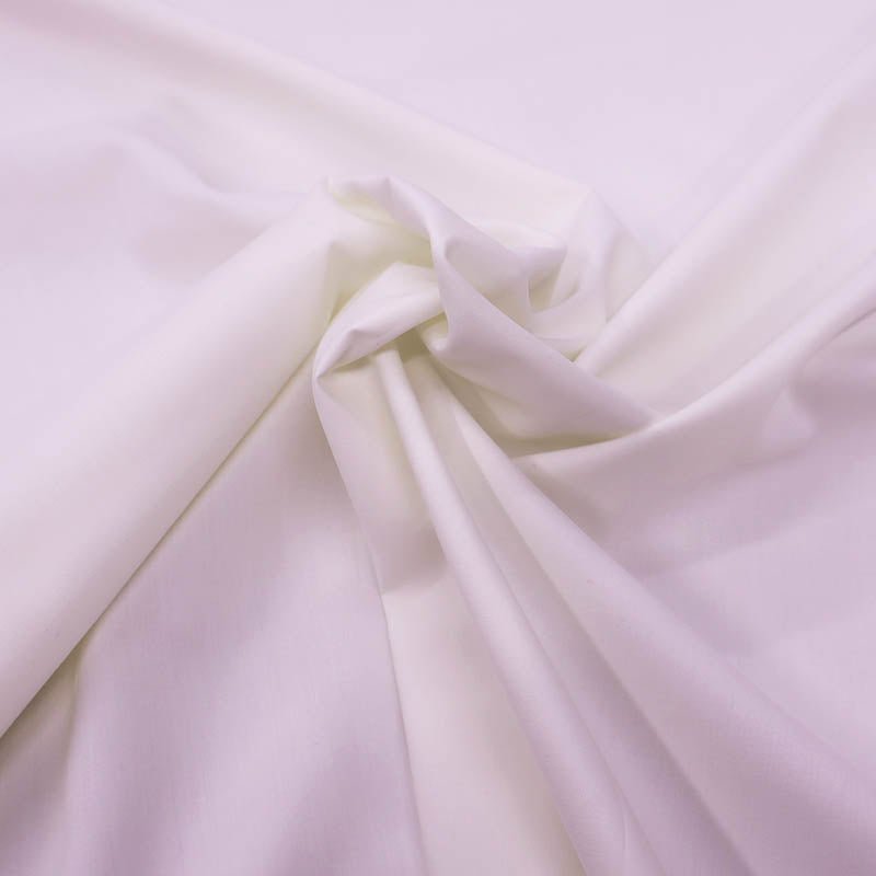 Laura Ashley Plain Cotton Lawn - Ivory Side