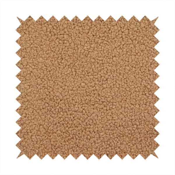 Laura Ashley Zikmund Boucle Golden Brown Colour Upholstery Fabric CTR-3558 Front
