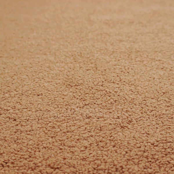 Laura Ashley Zikmund Boucle Golden Brown Colour Upholstery Fabric CTR-3558 Side
