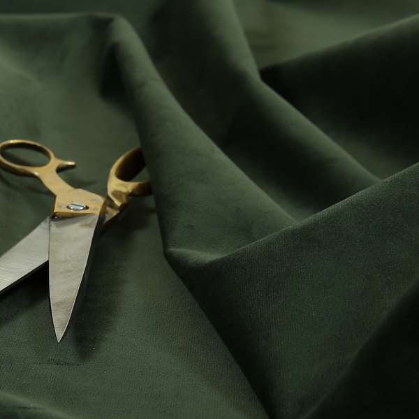 Sussex Army Green Colour Soft Pile Velvet Upholstery Fabric – Laura Ashley LA Back