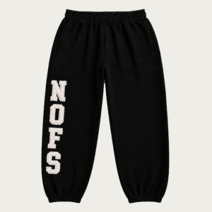 BLACK/WHITE PATCH JOGGER